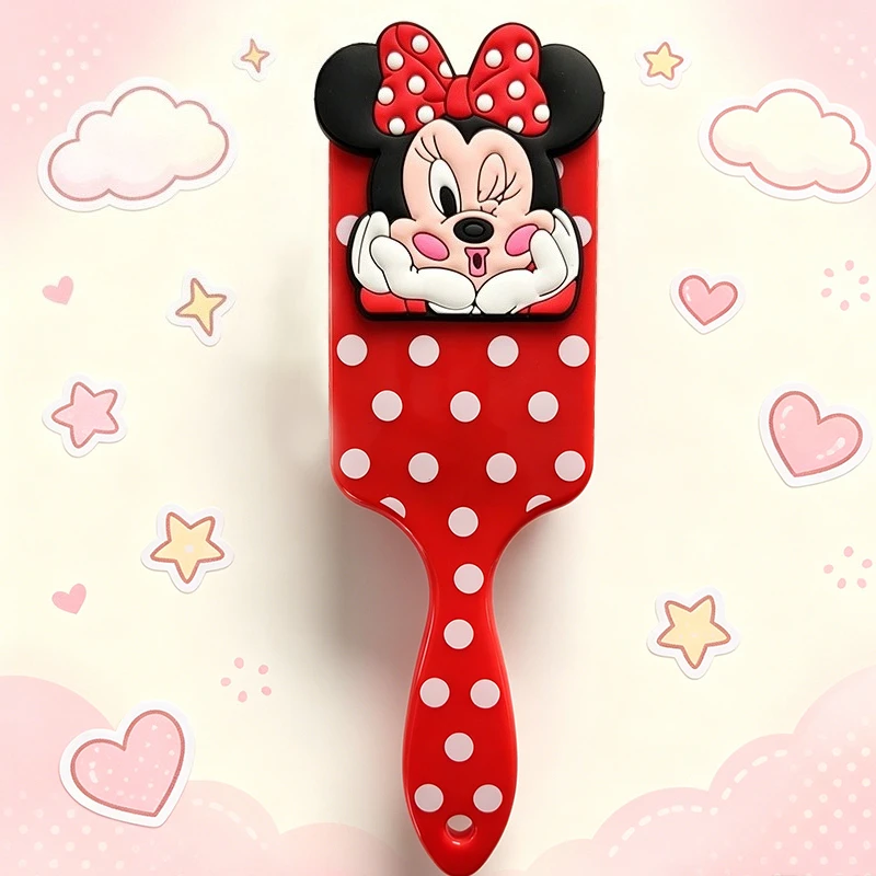 disney 1pc Minnie mouse stageaccessories Cute cartoon air cushion comb for daily hair styling,stage use,birthday gifts rewards