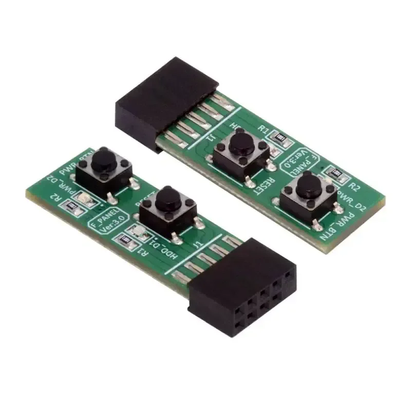 for NVNE Main Board Power Jumper 10Pin Switch Board Adapter with Restart and Power Button Start Button