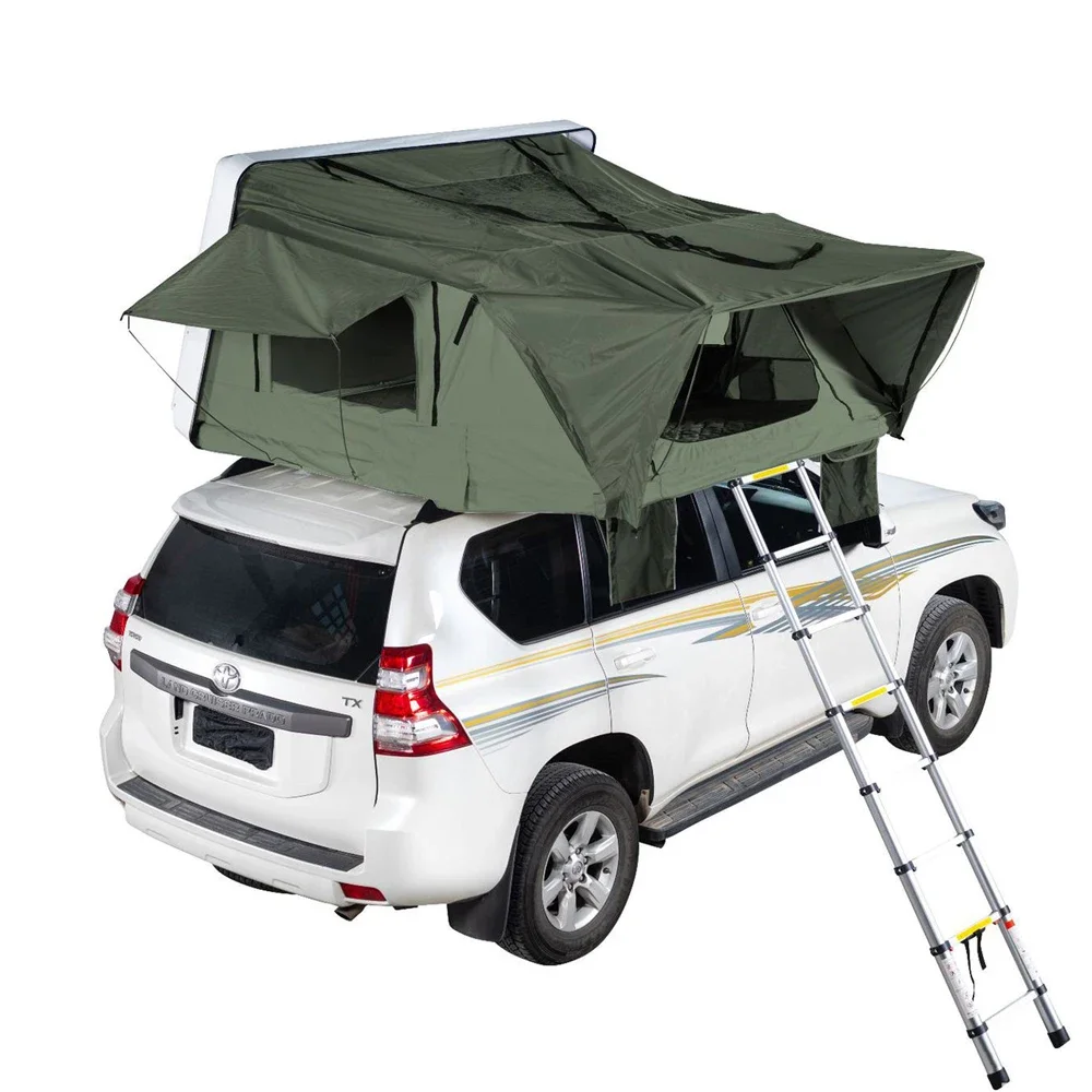 Waterproof 4 Person Roof Top Tent Car top  ABS Hard Shell    For 4X4 Camping