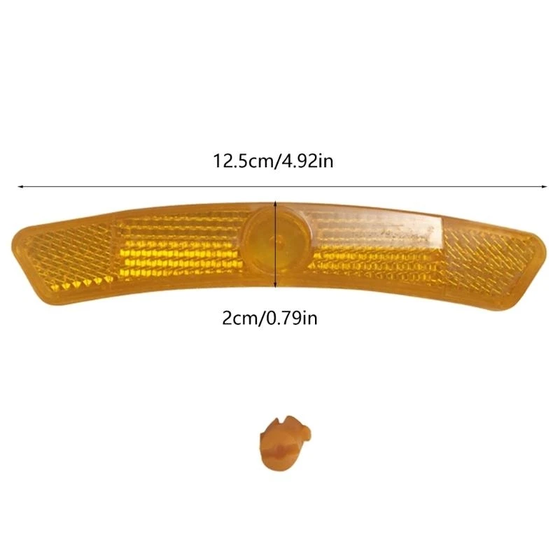 

31KC 8Pcs Waterproofs Bikes Spokes Reflectors Bikes Warning Spokes Safety Reflectors for Cyclings Mountain Bikes Road