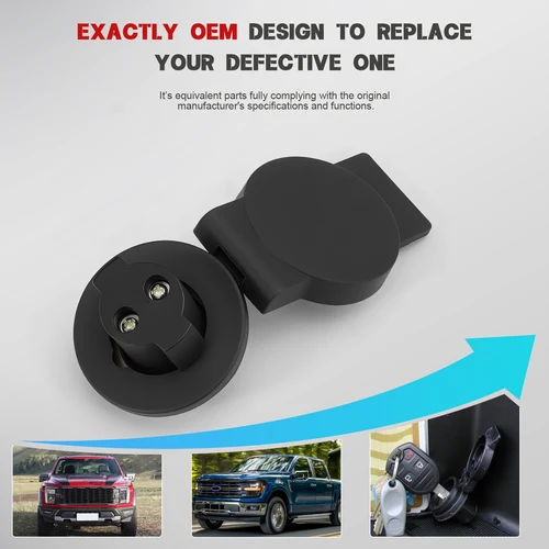 Imagen 2 del producto Accesorios del cilindro de bloqueo del portador del neumático de repuesto del parachoques trasero para F150 2015-2025, F250 F350 Super Duty 2017-2025, FL3Z1543262A