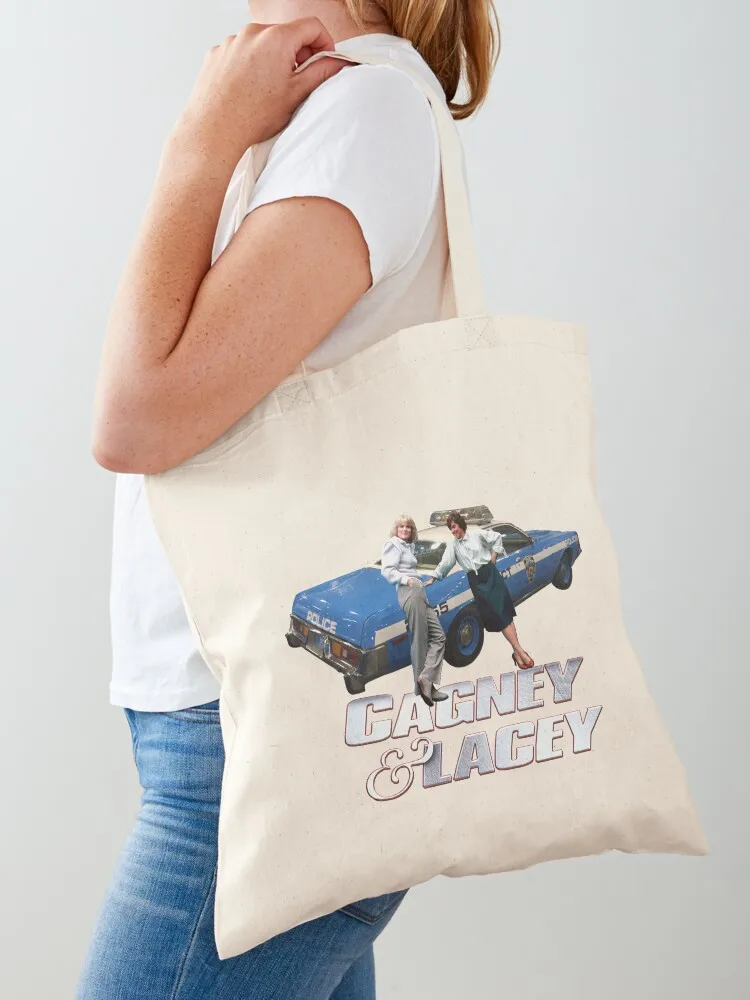 

Retro Throwback Cagney and Lacey Girl Power Tribute Tote Bag tote bag screen tote bag custom Women's shopping