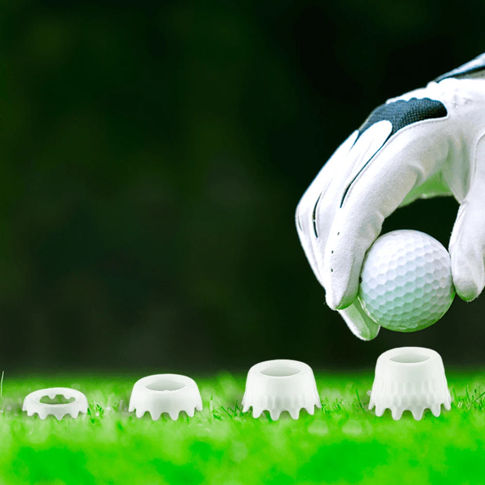 8 عبوات من تي شيرتات محاكاة الجولف من مادة البولي يوريثان الحراري بارتفاع من 1/4 بوصة إلى 2 بوصة للعشب الشتوي الداخلي والخارجي ونطاق القيادة #3