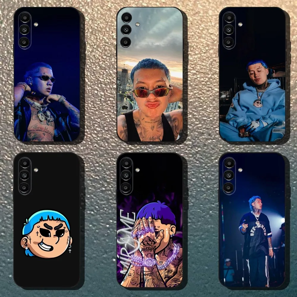 

B-Blessd Cantante Phone Case For Samsung Galaxy A13,A21s,A22,A31,A32,A52,A53,A71,A80,Soft Black Shell