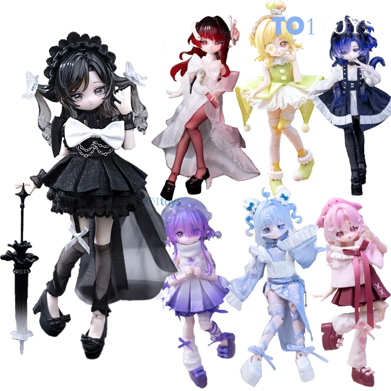 COME4FREE Minty Ocean Gem Series 1/8 Bjd Caixa Cega Brinquedos Caixa Mistério Figura de Ação 1/8 Pontos Supermodelo Colecionável Presentes de Natal