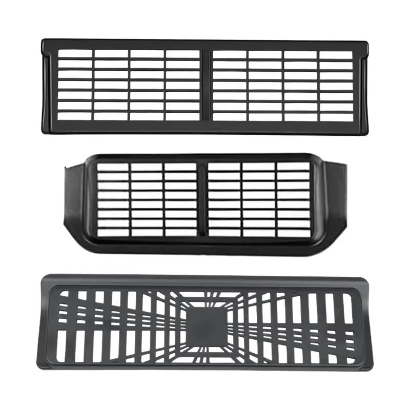 for Tesla model 3/Y  Under Seat Rear Seat Air Vent Cover 2 pcs AUTO Air Flow Outlet Vent Grilles Protector For Tesla model 3/Y