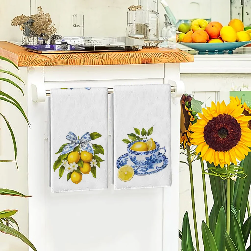 Lot de 2 serviettes de cuisine - Kitchen Appliances In White avis et prix