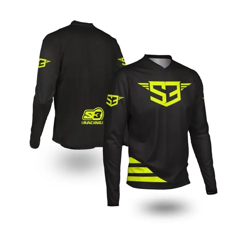 

S3 Parts Enduro Long Sleeve Jersey for Motocross Downhill Mountain Bike BMX - DH MTB Shirt