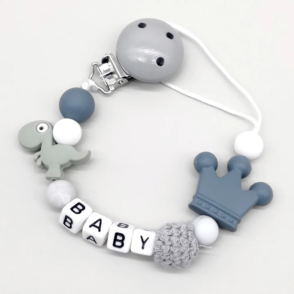 Silikonowy klips do smoczka dla niemowląt z motywem kwiatowym, bez BPA, gryzak, zawieszka do smoczka dla noworodków, klipsy do smoczków, zawieszka uspokajająca dla niemowląt