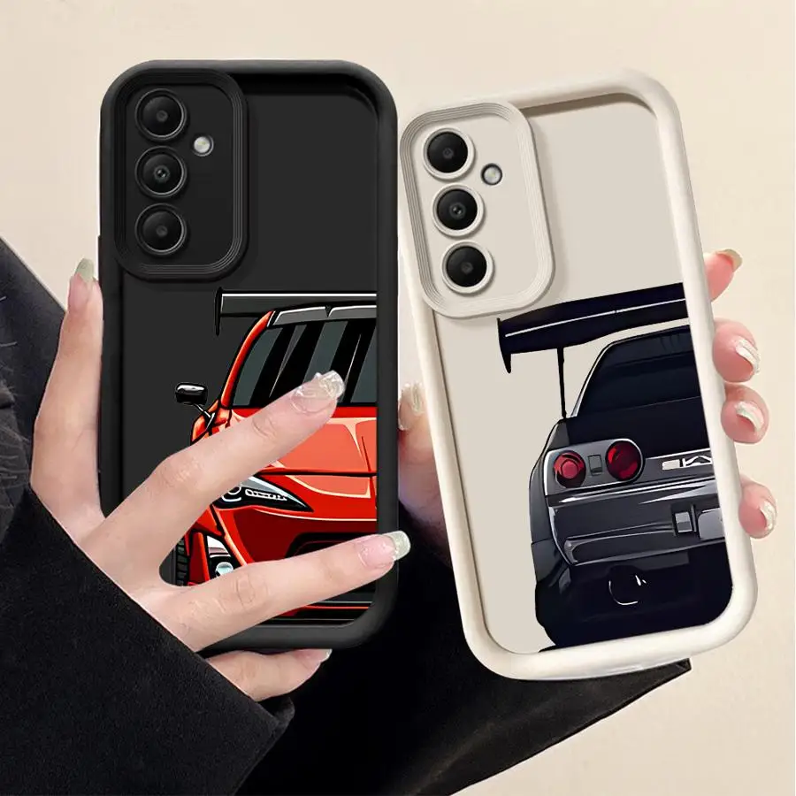 Japan JDM Sports Cars Phone Case for Samsung Galaxy A72 5G A73 A71A52s A54 A53 A52 A55 A35 A25 A15 A51 Soft Cover image 6