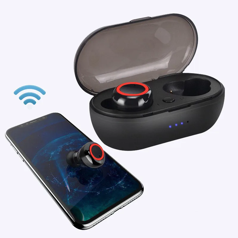 Y50 TWS Bluetooth 5.0 Headphone Wireless Earphones HIFI Stereo Headset Noise Reduction Sports Earbuds For IPhone Xiaomi Samsung