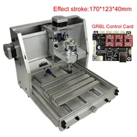 Aluminum Mini CNC Frame Kit T8 Screw 775 Spindle Motor ER11 Collet Chuck DIY CNC Engraving Machine Stroke XYZ 170x120x40mm