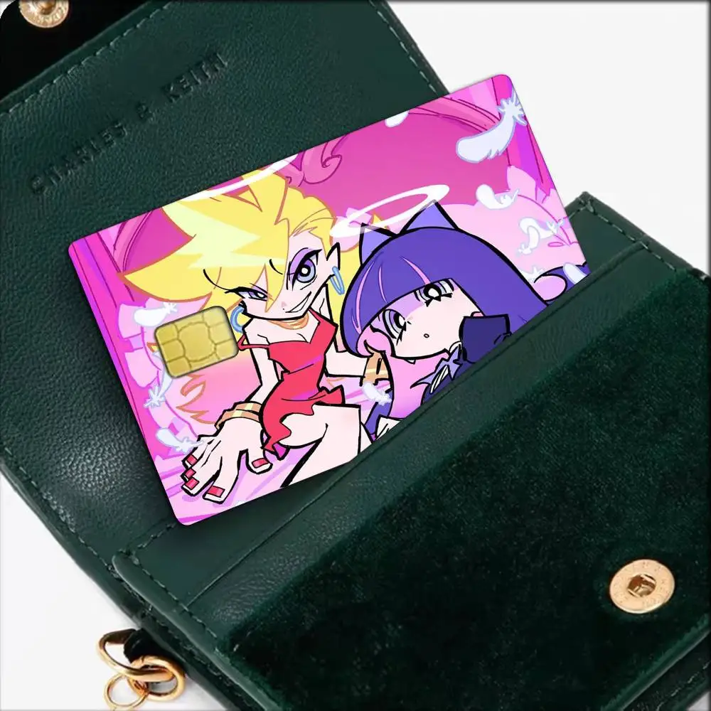 Panty Stocking with Garterbelt Waterproof Film Skin Cover Credit Card Stickers Debit Front Bank Bus Pass