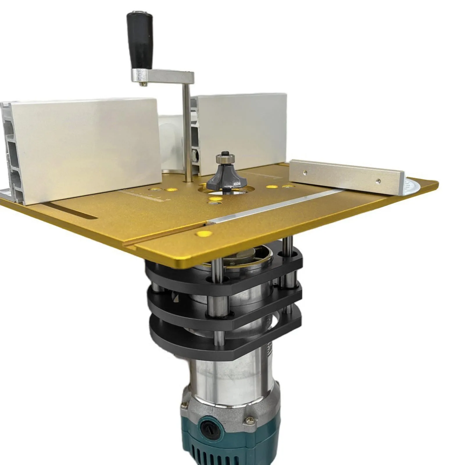 Router Lift Aluminum Alloy Body Practical Router Table Lifting System Base