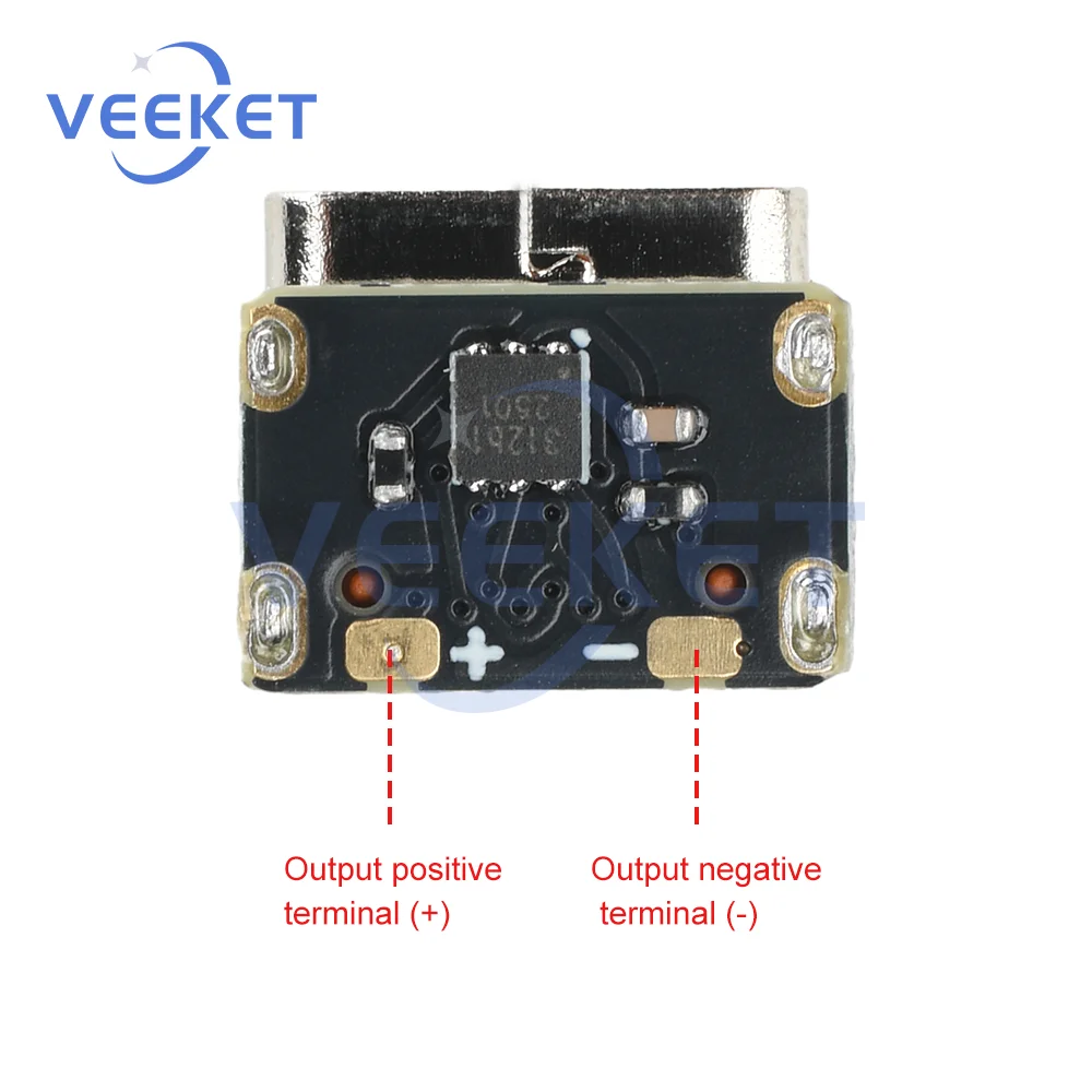 PD3.0 PD3.1 QC2.0 Mini Decoy Snellaadmodule DC 9V 12V 15V 20V Vaste uitgangsspanning Trigger Adapter PD naar DC Type-C