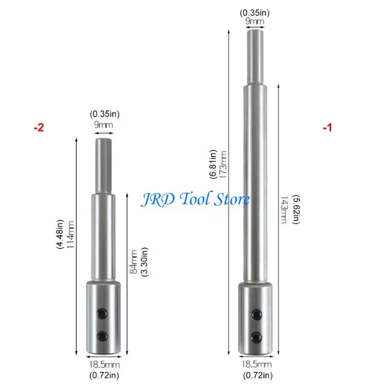 A2UD 173mm/114mm Forstner Drill Extension Shaft for Various Boring Applications
