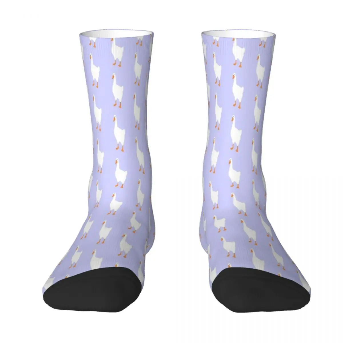 Pattern Flat In Baby Purple Untitled Goose Game Honk Honk Socks Male Mens Women Summer Stockings Harajuku