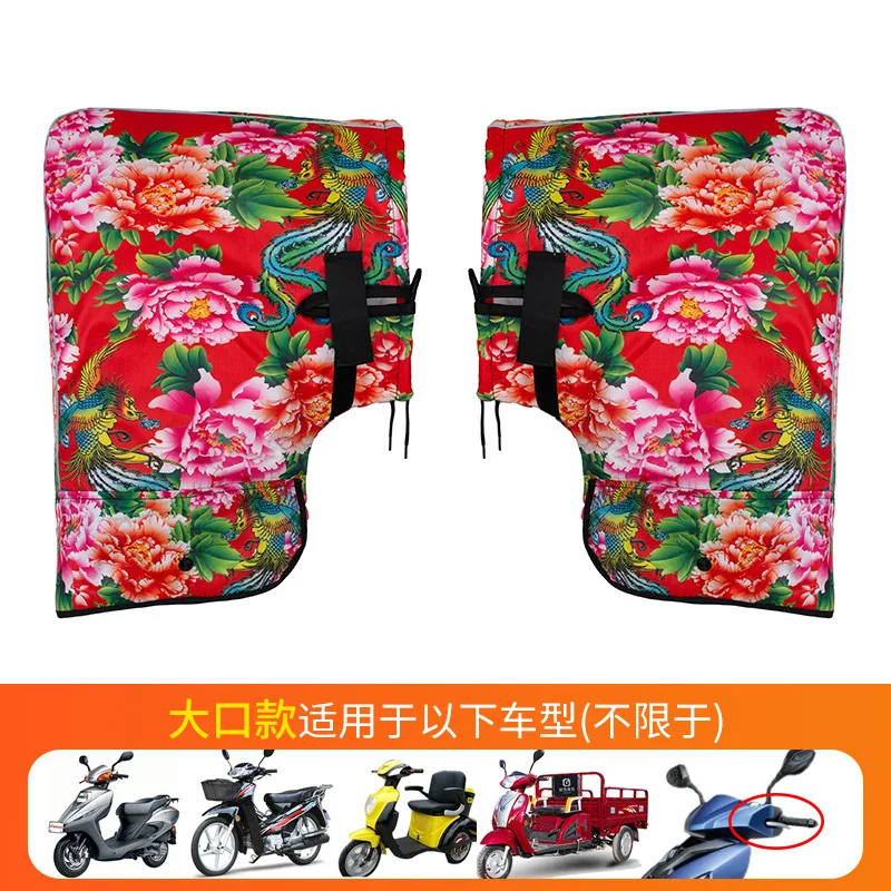 Winter Warme Lenker Handschuhe Radfahren Reiten Verdickte Warme Plüsch Handschuhe Für Fahrrad Motorrad Winddicht Weiche Bequeme Handschuhe – Detail 19