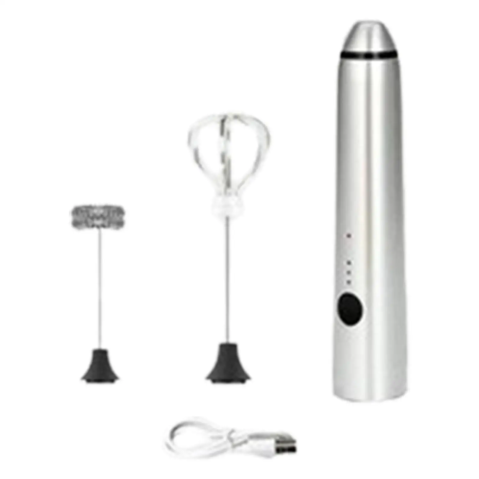 Handheld Coffee Frother Spring Head Whisks Portable Kitchen Gadget Electric Whisk for Hot Chocolate Matcha Cappuccino Latte Milk
