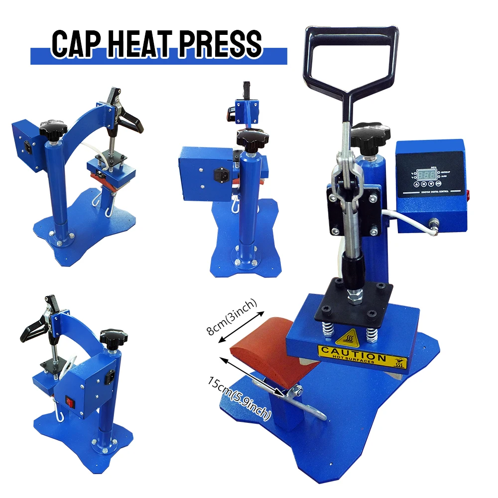 Easy Operate Cap Press Machine 8*14cm Heat Press Machine for Cap