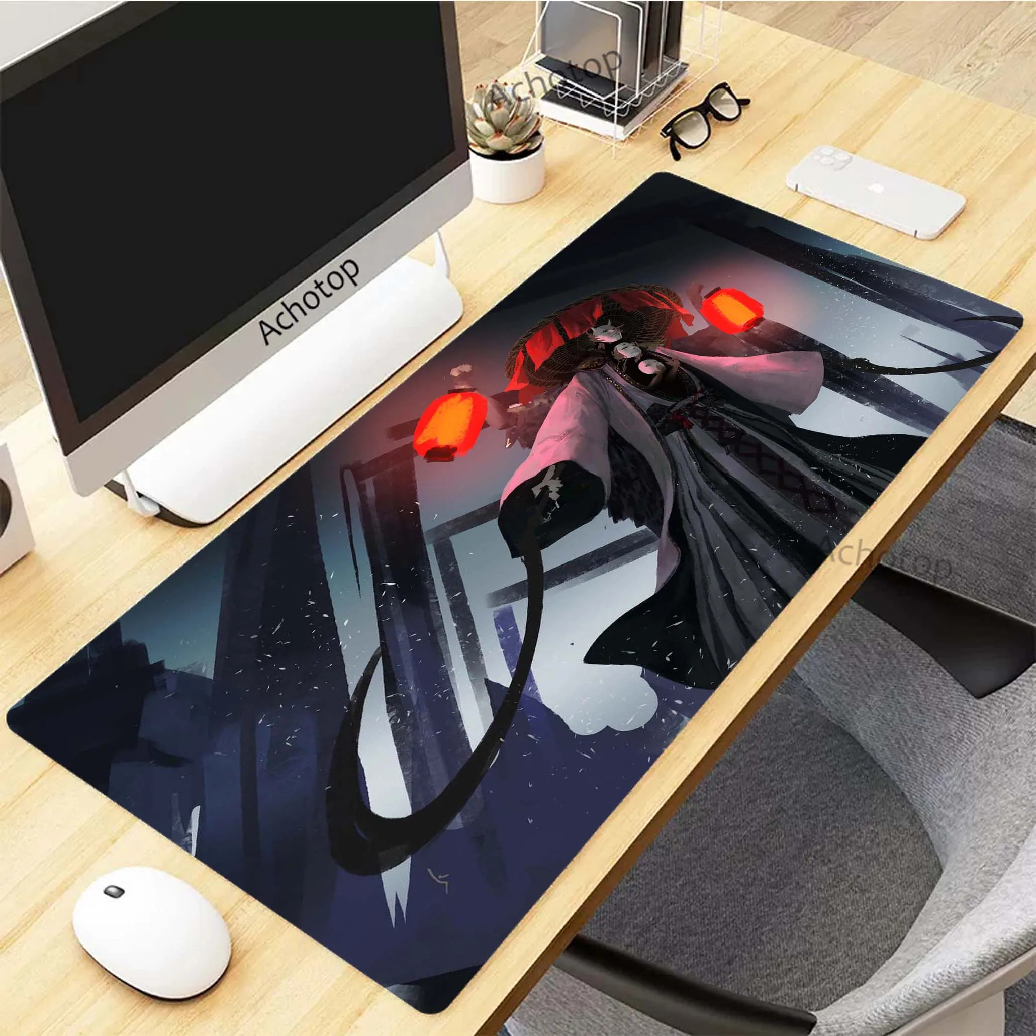 

Japanese Style Maid Warrior Anime Mouse Pad Pc Gamer Mousepad Rubber Mouse Mat Gaming Speed Keyboard Pads Office Rubber Desk Mat