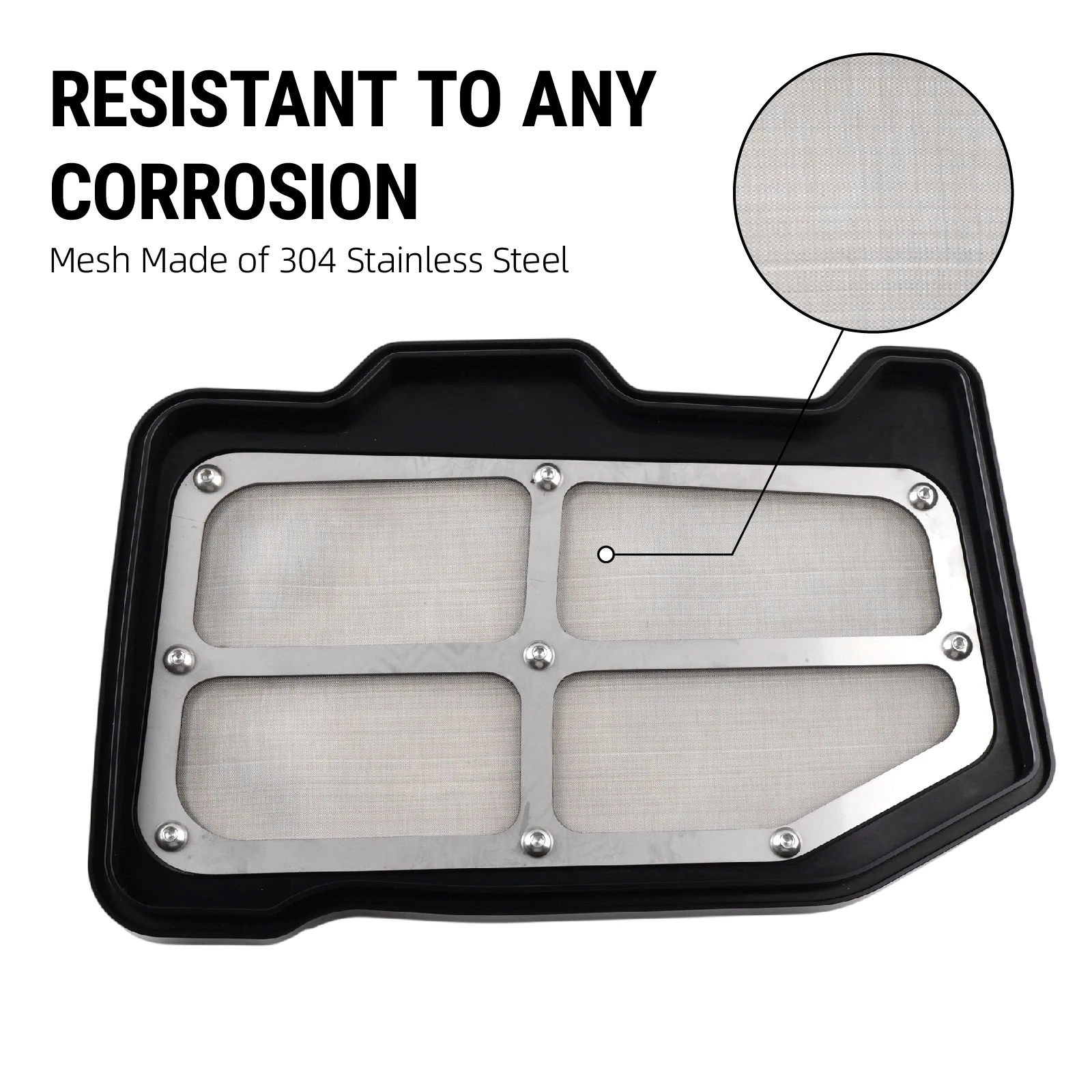 PIKBUK Airbox Lid Cover For Yamaha Raptor 700 RAPTOR 700R 2006-2026 Aluminum ATV Accessories Increased Airflow Steel Mesh