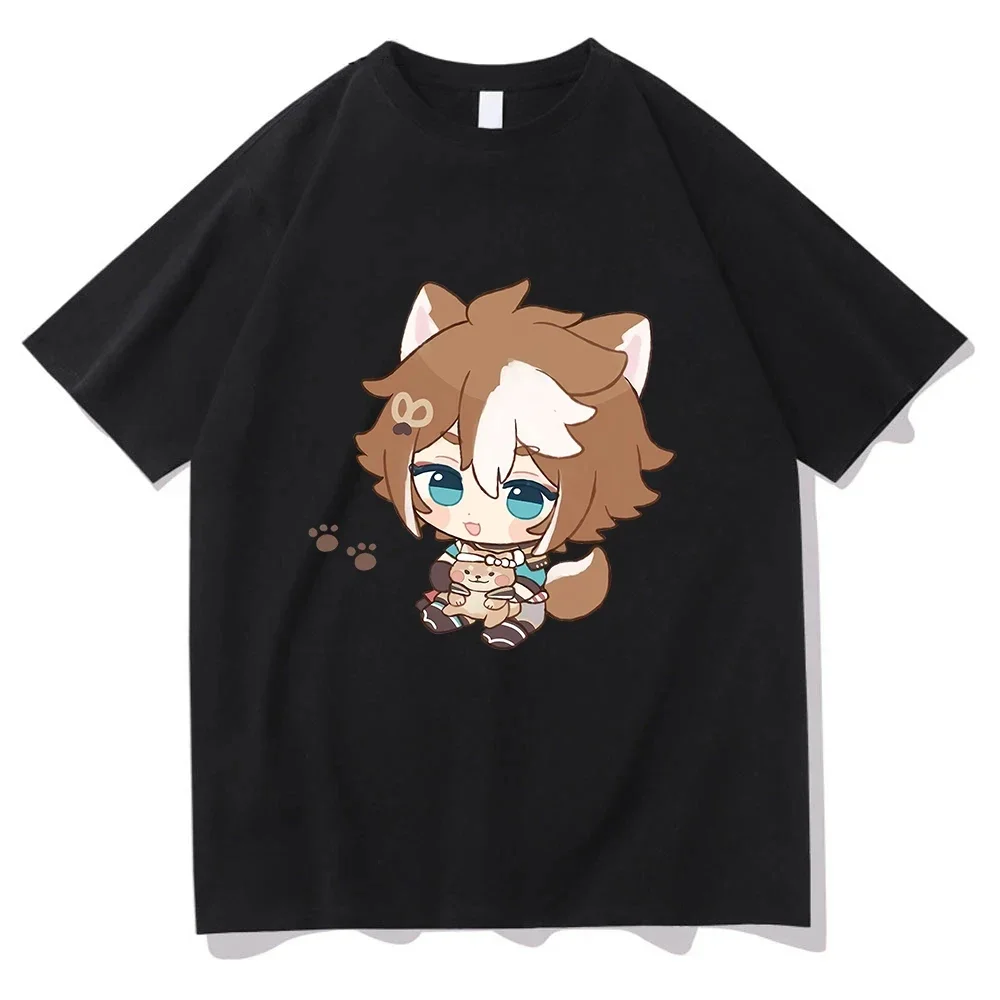 

Cute Genshin Impact T-shirt Women Harajuku Aesthetic Cartoon Graphic Short Sleeve T Shirt Female Casual Unisex Clothing Y2k Tops