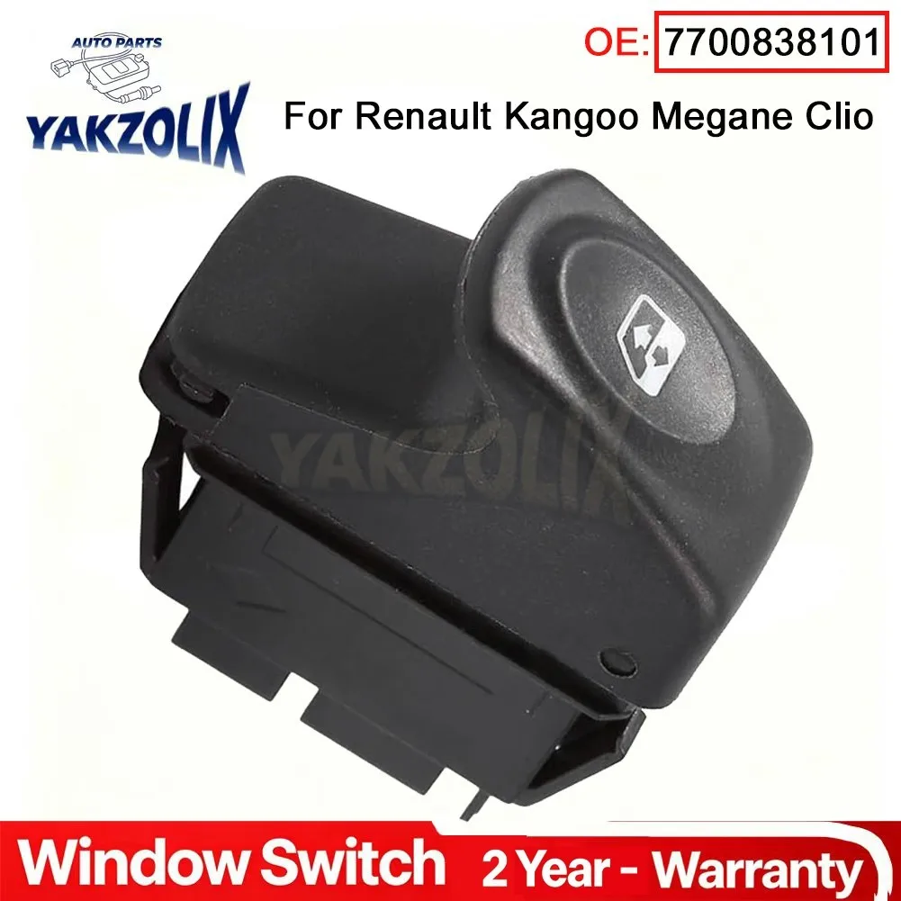 7700838101 For Renault Kangoo Megane Clio 1998 1999 2000 2001 2002 2003 - 2014 Car Power Window Control Switch Regulator Button