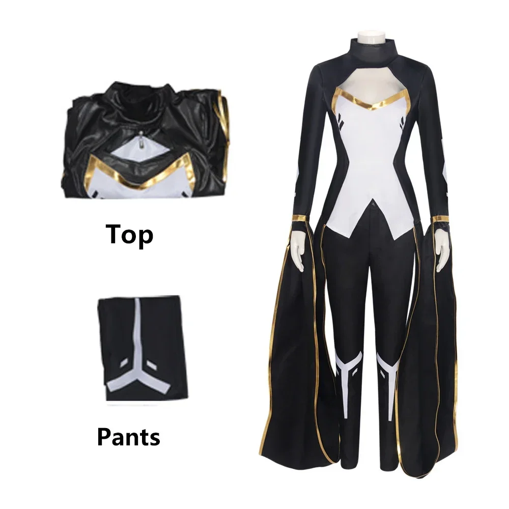 Film Supereroe Storm Ororo Munroe Costume Cosplay Donne adulte Abbigliamento Pantaloni Set Abiti di Carnevale di Halloween Outfit