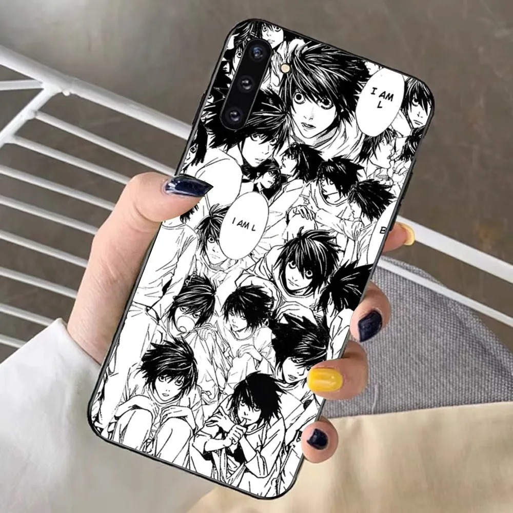 Death Note Yagami Light L Lawliet Phone Case For Samsung Note 8 9 10 20 Pro Plus Lite M 10 11 20 30 21 31 51 A 21 22 42 02 03