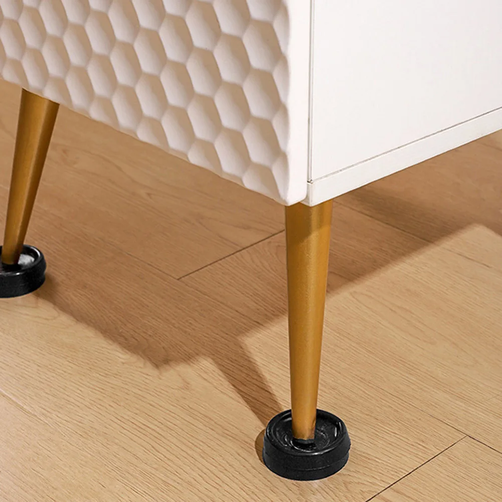 أجزاء أقدام مضادة للاهتزاز للغسالة 4 وسادات مطاطية بتصميم خلية النحل لتقليل الضوضاء ودعم الأجهزة الآمنة