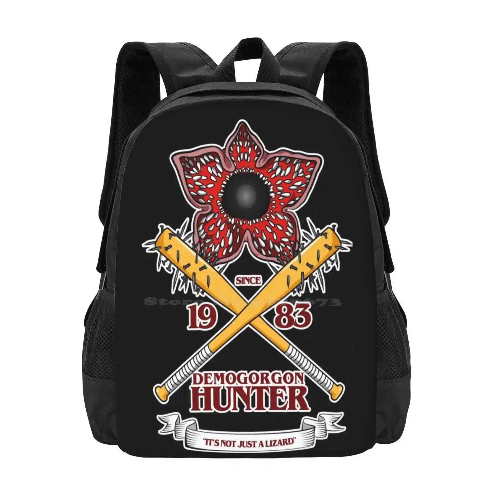 

3 : Demogorgon Hunter Hot Sale Backpack Fashion Bags Netflix 3 Monster Demogorgon Hunter Eleven Dustin