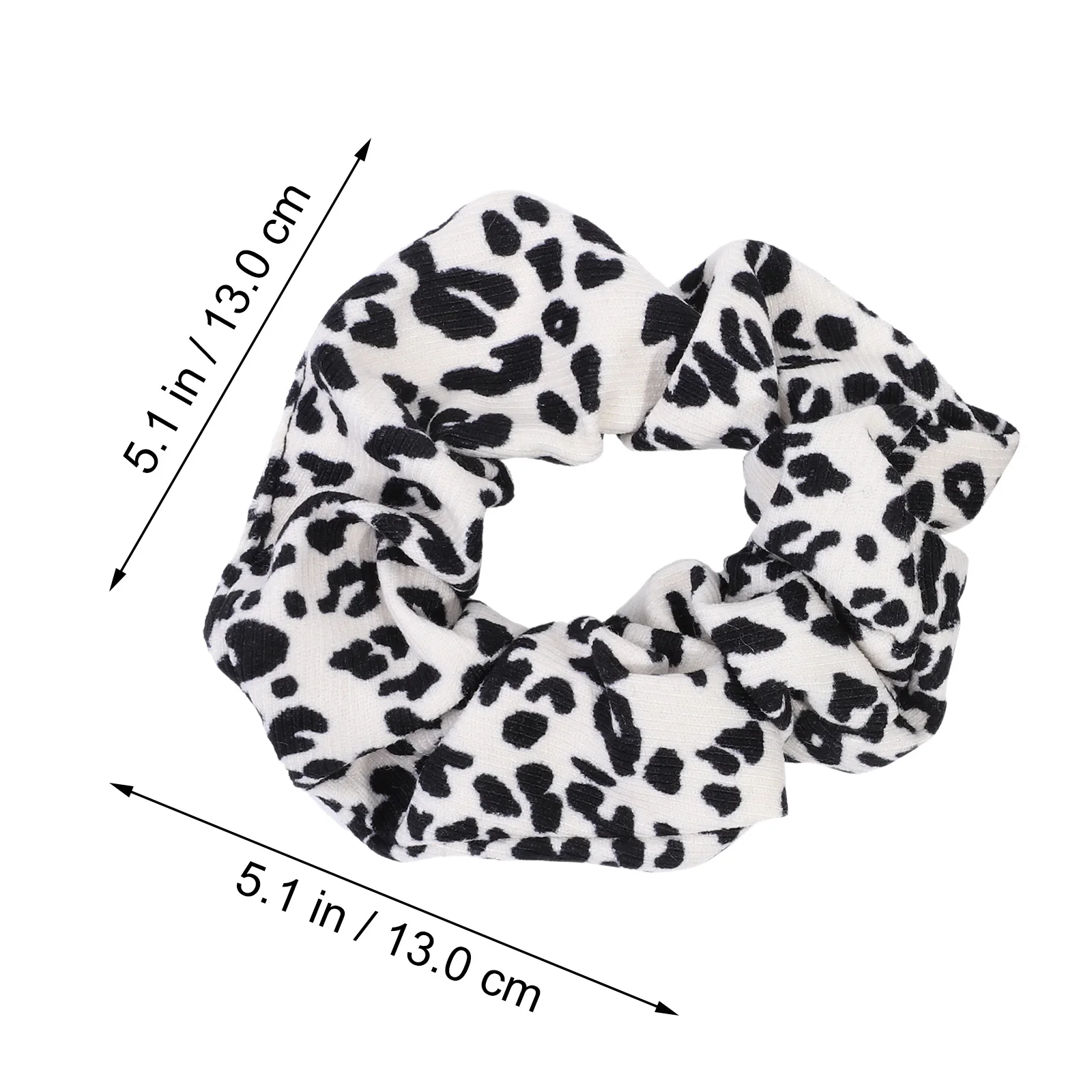 

2pcs Leopard Print Scrunchies Soft Velvet Elastic Bands Stylish Women's Headwear Party Prom Accessories Durable for All