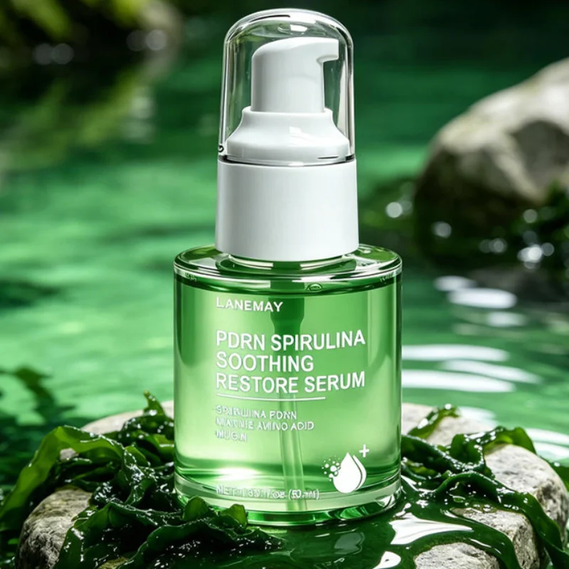 PDRN Spirulina Acidmucin Moisturizing Essence,smoothing Repairing Brightening Skincare Essence,lifting Firming Improves Skin Dry