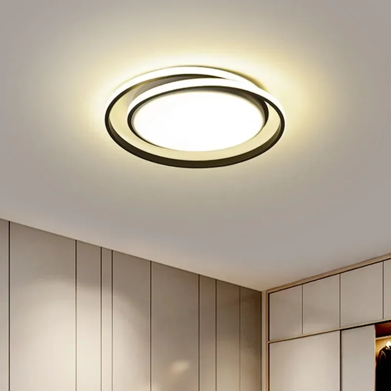 Modern luxury gold LED ceiling light living room bedroom dining room hotel embedded chandelier home