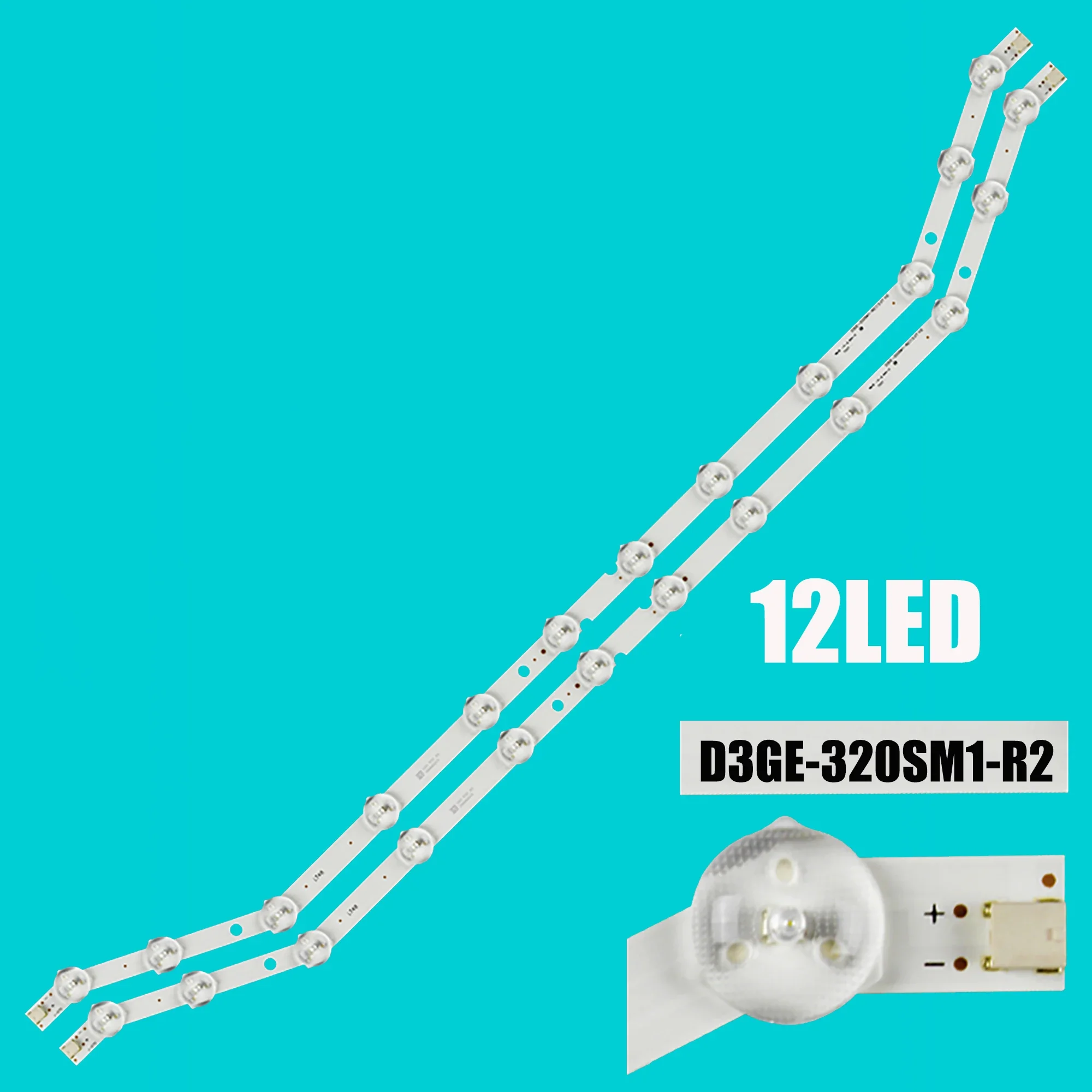 LED BackLight Strip For UE32EH5000 BN96-28763A UE32H5303AK D3GE-320SM1-R1 D3GE-320SM1-R2 LH32MDCPLGC/CI