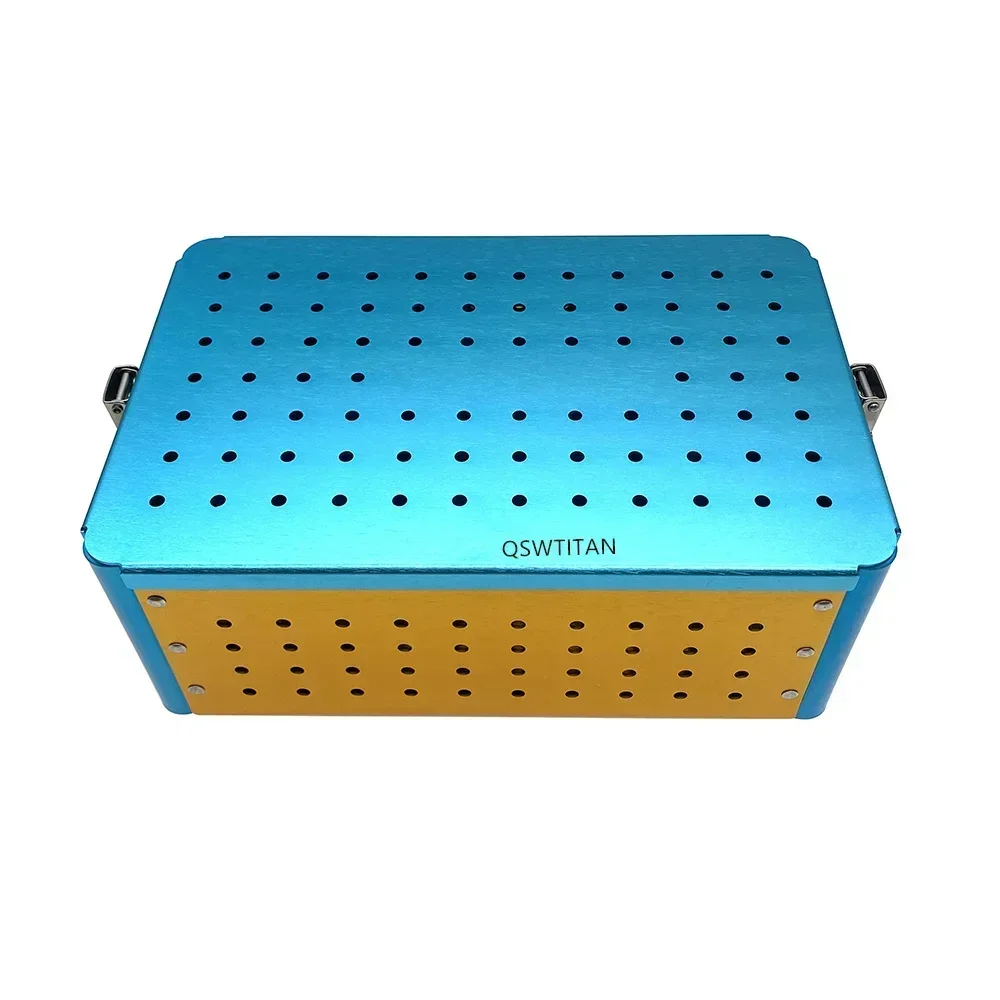 Sterilization Case Box 1 pc Disinfection Tray Box For Surgical Instrument Tools Aluminium