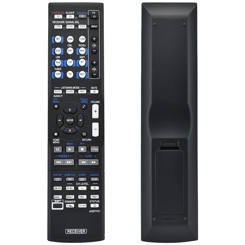 AXD7721 Remote Ccontrol for Pioneer AV Receiver VSX-45 VSX-44 VSX-454 VSX-824 VSX-830 VSX-830-K VSX-1024 VSX-1029