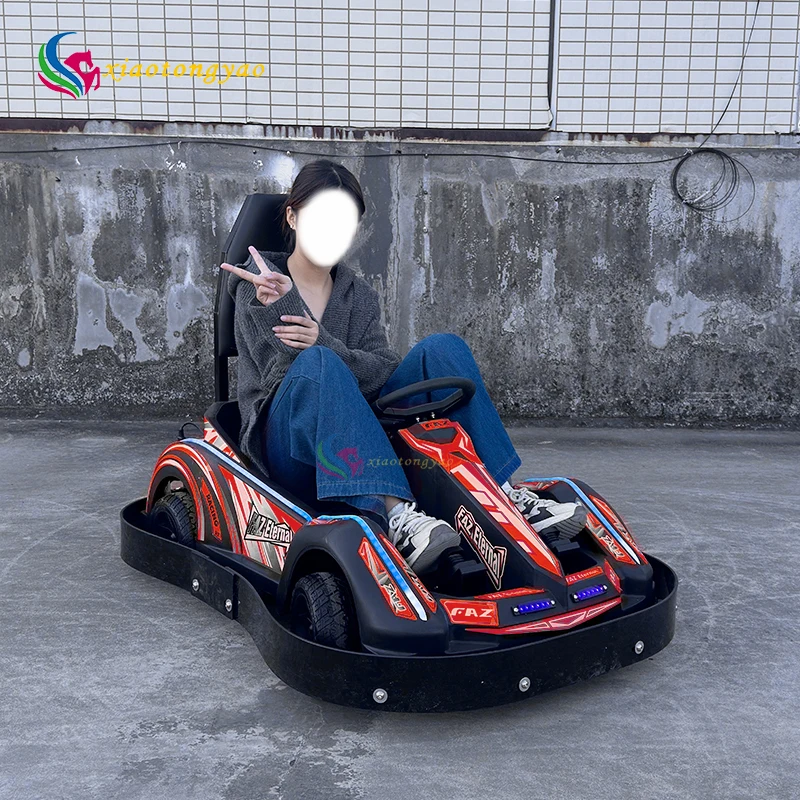 

Commercial Children's Electric Kart with Remote Control Timer Competitive Kart Crazy Kart for Sale
