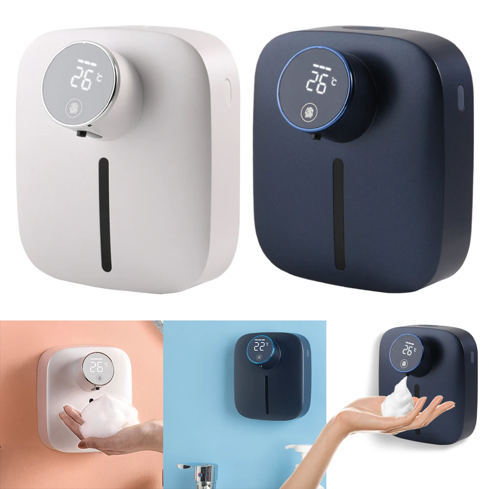 300ml Automatic Soap Dispensers Infrared Sensor Automatic Hand Washer 3 Gears Touchless Hand Soap Dispenser for Bathroom Kitchen