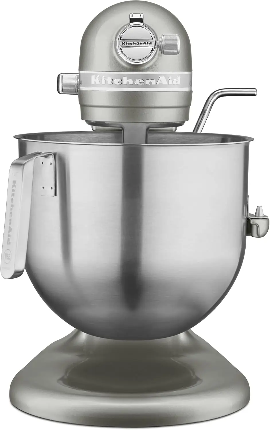 KitchenAid KSM8990CU 8-Quart Commercial Countertop Mixer, 10-Speed, Gear-Driven, Contour Silver view 5