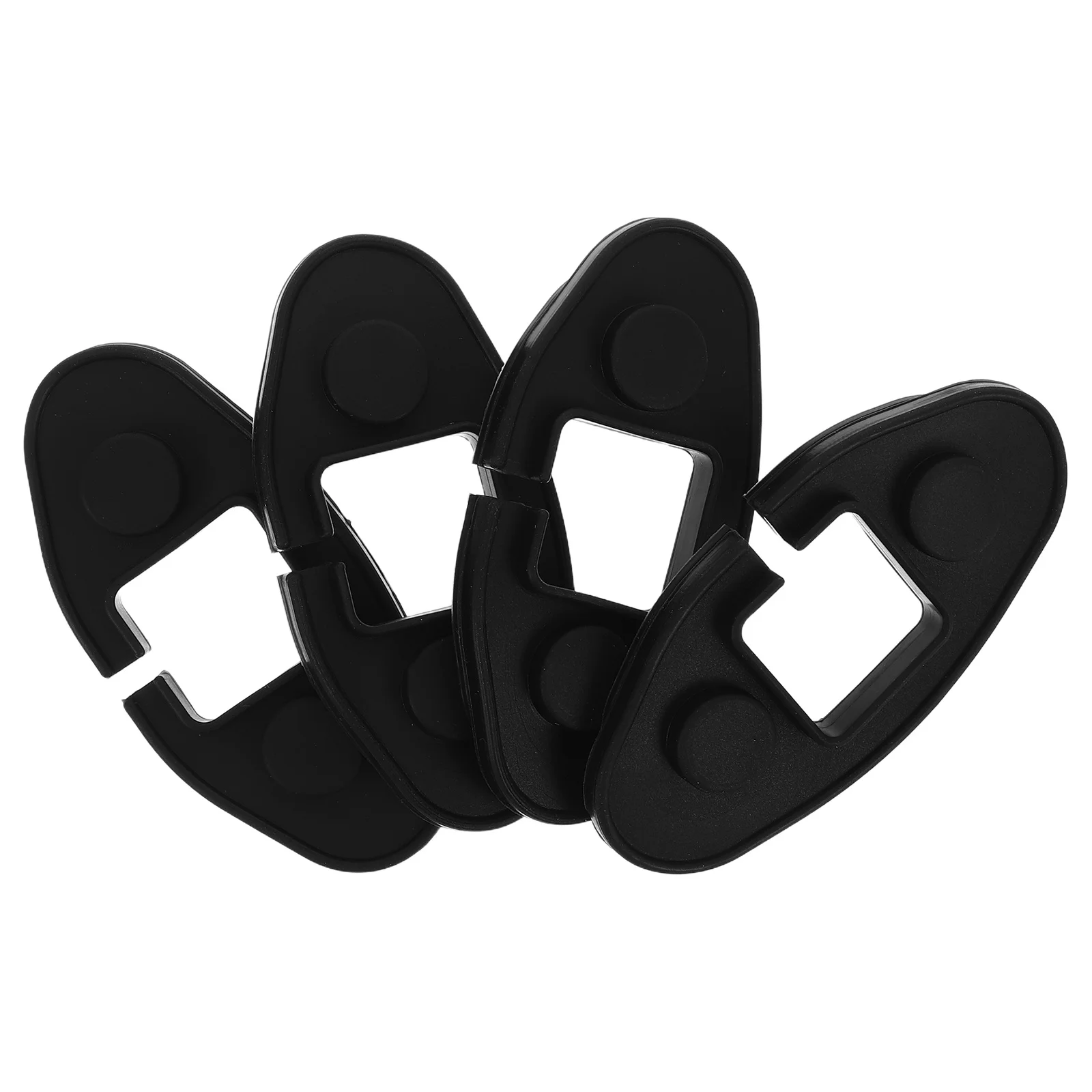 

4Pcs Car Door Handle Protector Clear Silicone Weather Resistant Easy Installation High Trim Guard Car Door Guard