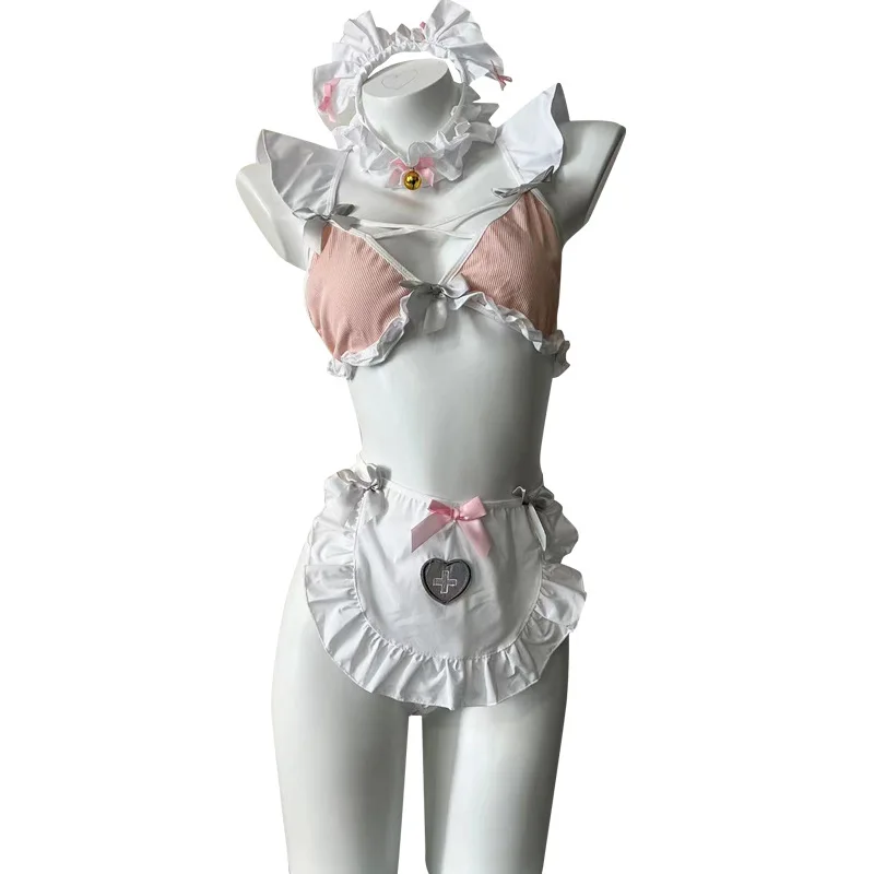 

Женское сексуальное женское белье, сексуальный наряд горничной, униформа без выпадения, открытая грудь, выдолбленная кровать, страстный комплект искушения