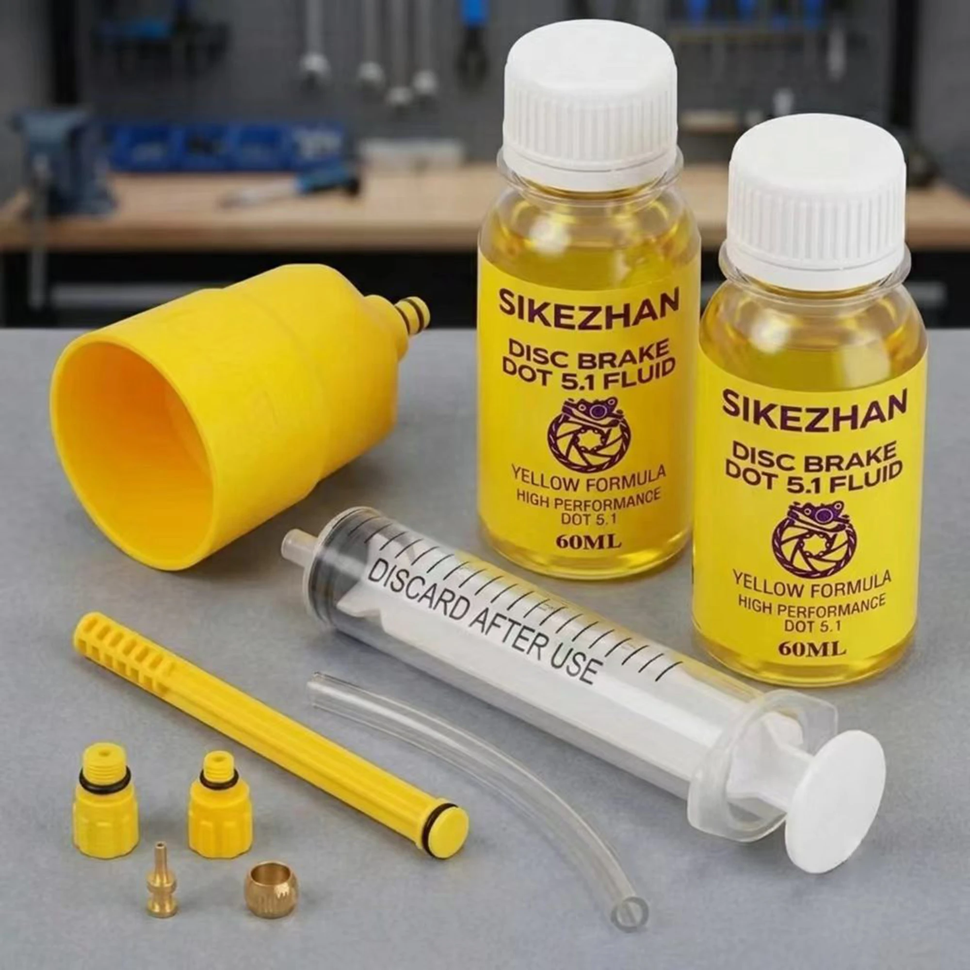 Hydraulic Brake Bleed - Professional Hydraulic Brake Bleed Kit 60ml