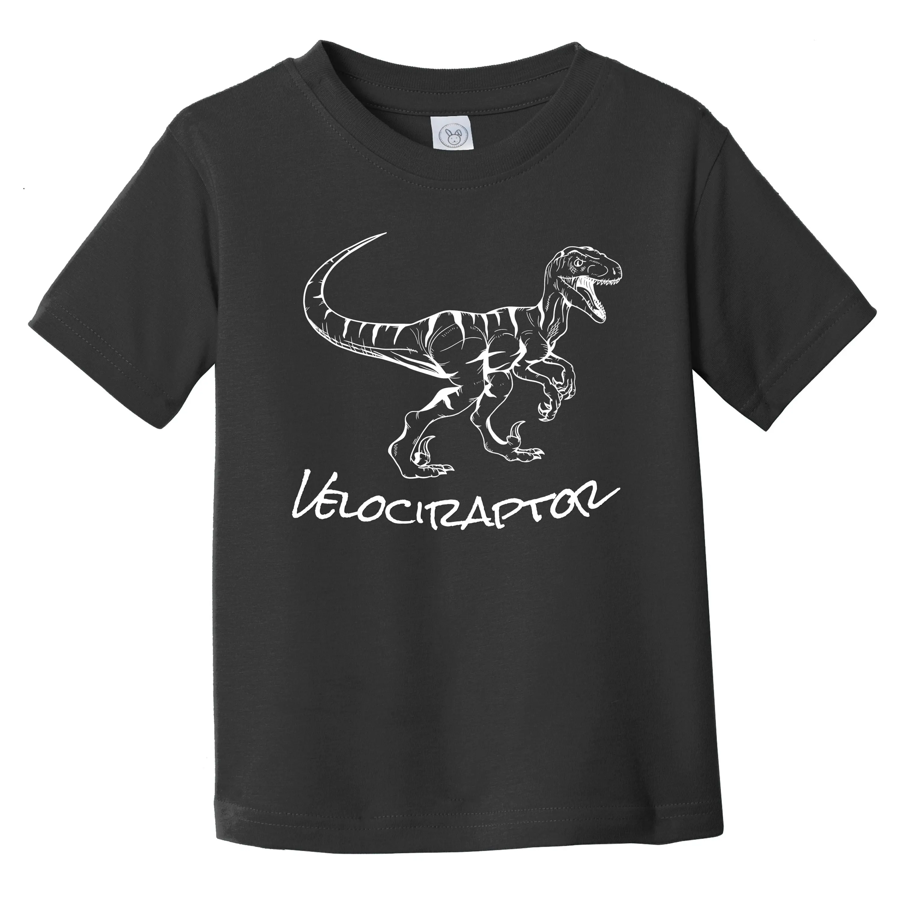 Toddler Dinosaur T Shirt Velociraptor Sketch Cool Prehistoric Animal Raptor Youth