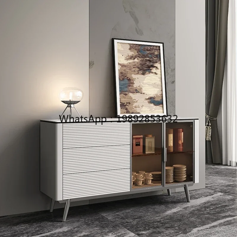 

DD Light Роскошный каменный сервант Шкаф для хранения Шкаф для хранения Шкаф Простой коридор Ресторан