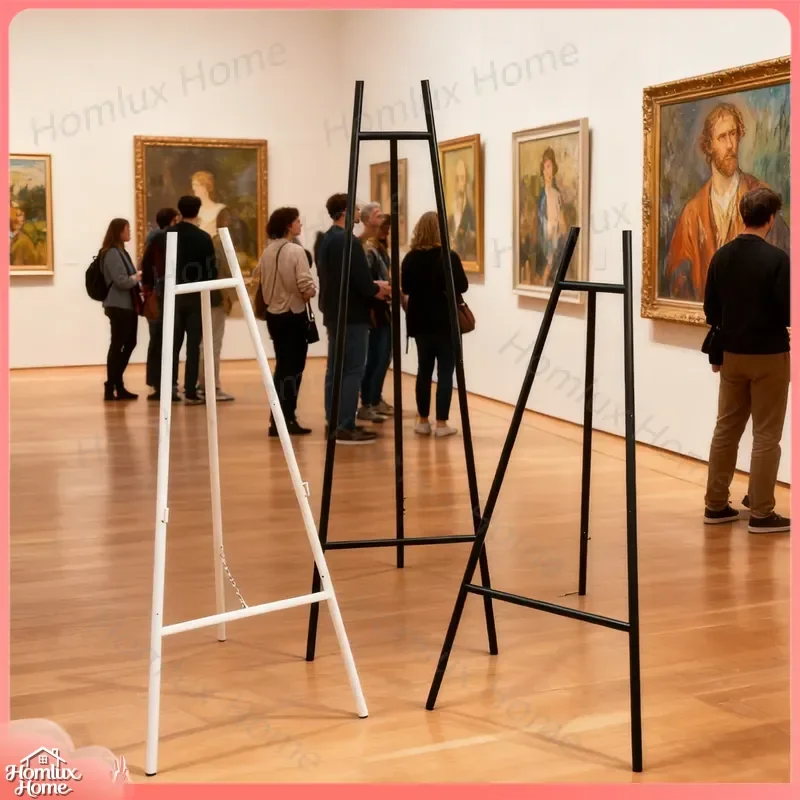 Wedding Iron Easel Photo Frame Bracket Welcome Sign Stand Advertising Display Stand Nordic Style Oil Painting Easel Photo