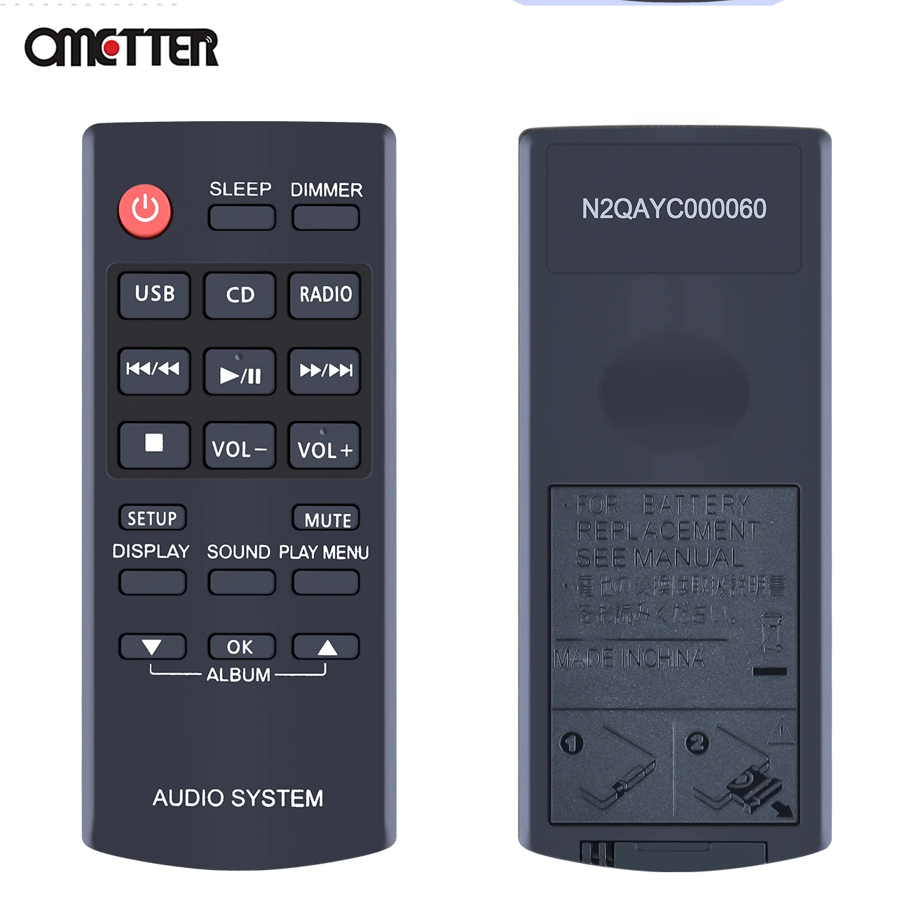 جديد لنظام الصوت باناسونيك N2QAYC000060 التحكم عن بعد SC-HC17EB SC-HC17EB-K