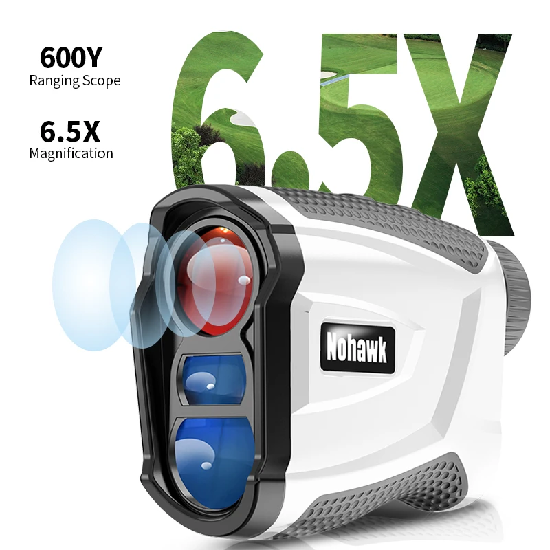 6.5X Professional golf Rangefinders flag lock vibration rangefinder Magnet lase distance finder meter telescope range finder