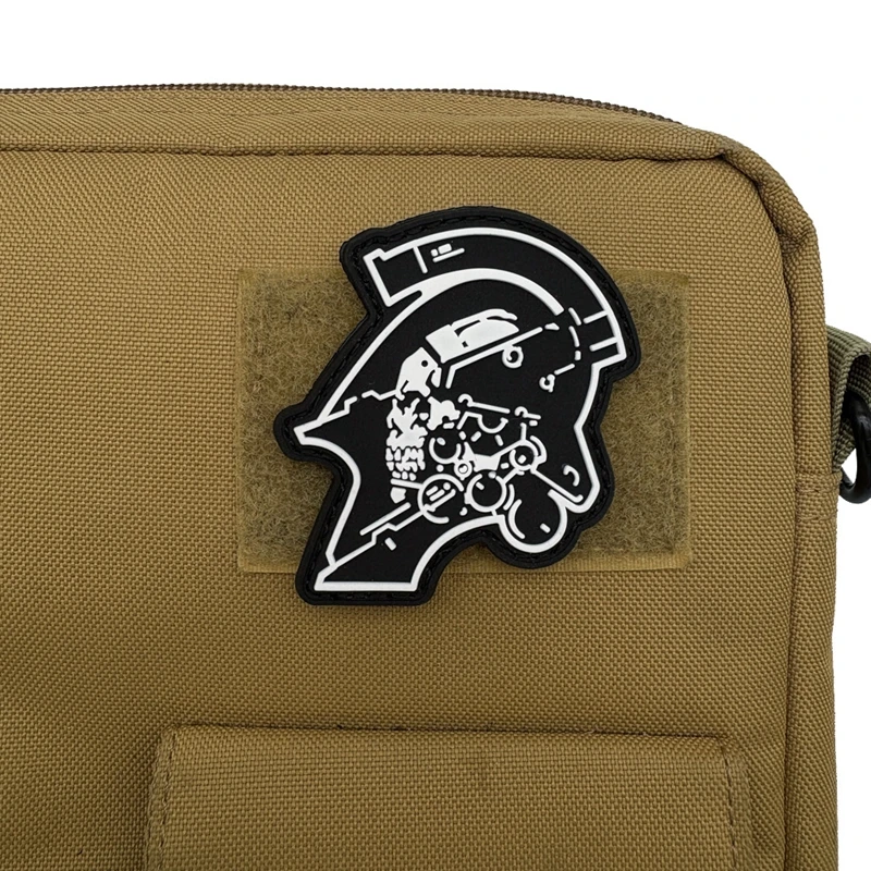 PVC デスストランディング 2 フックとループパッチ士気章ゲームアウトドア衣類バックパック diy パッチ夜光バッジステッカー